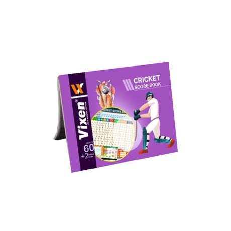 CRICKET SCORING BOOK 60 INNINGS