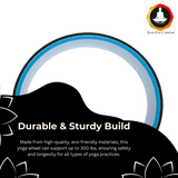 Vedam Yoga Wheel 13 x 5.5 in (Black/Sky)