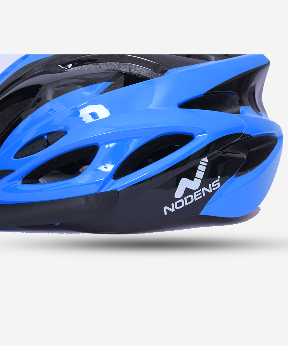 Classic Black/blue cycling helmet