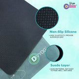 VIXEN Divyog  Suede Yoga Mat 6mm with Stylish Printed Design