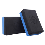 Vedam Yoga Block Set of 2 (Black/Blue)