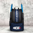 Gayle Blue Black Junior Backpack Duffle Trolley Wheelie Cricket Kit Bag Youth Size 2 Bat Pocket Shoe/Helmet Pkt Main Compartment 15.5" Leg Pad 2 Bottle Holder Player Edition