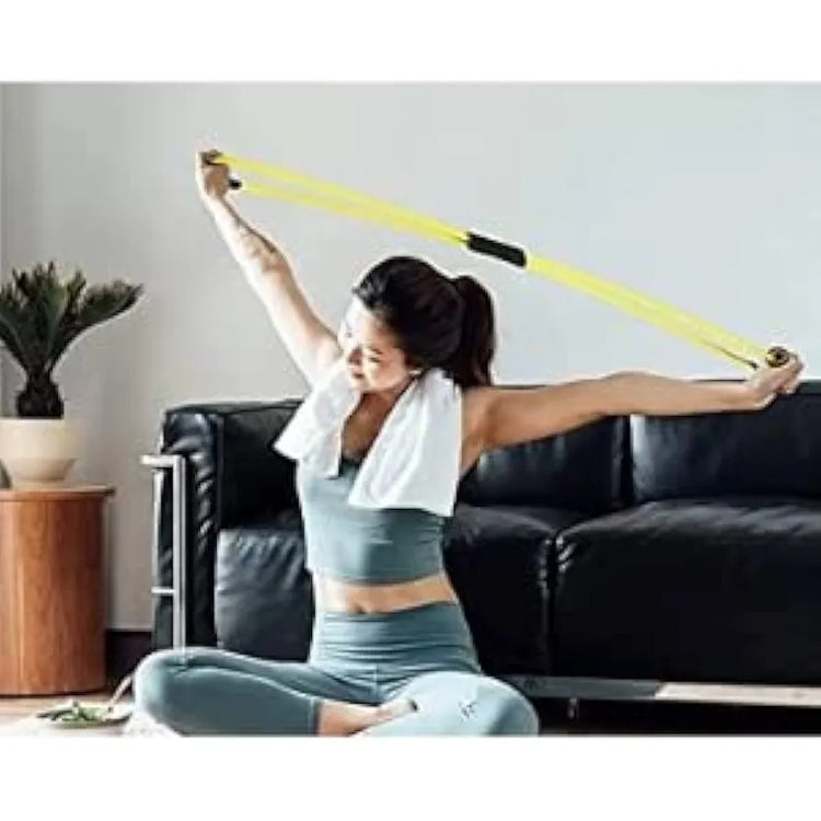Cougar Figure 8 Shaped Latex Resistance Yoga Band for Chest, Arm & Shoulder Stretch Exercise Equipment