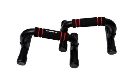 Vector X JF8001 Push Up Bar Foam Grips and Non-Slip Base Home Fitness Training, Push Up Handle for Floor Workouts