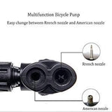 COUGAR Neo Mini Foot Pump Portable Light Weight Foot Pump for Bike,scooty,Bicycle,Football,Hand Ball inflator