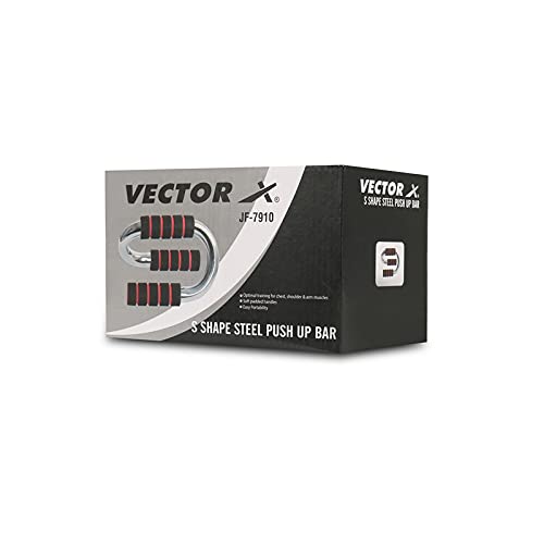 Vector X S-Shape Steel Construction Nicle Coated Push up Bar