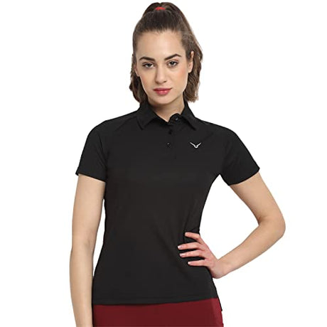 Invincible Women's Raglan Polo Gym Tee | K.L. Mahajan & Sons (Invincible)