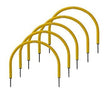 Cougar Football/Soccer Agility Training C-Shape Passing Arcs for Improve Passing Game Made of Heavy Duty Plastic Spikes -Set of 6