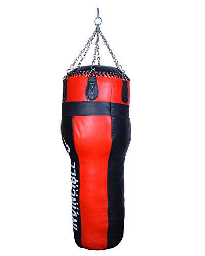 Invincible Heavy Duty Leather Angle Filled Boxing Bag | K.L. Mahajan & Sons (Invincible)