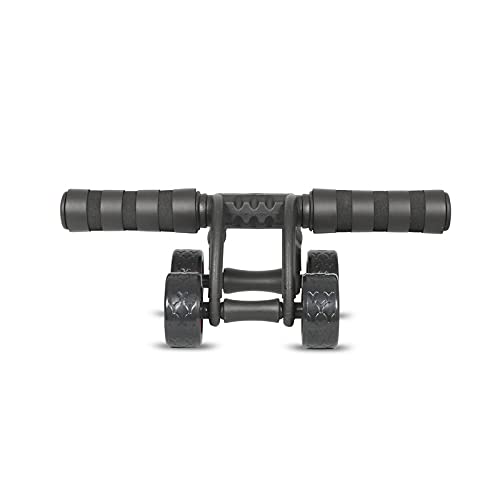 Vector X 4 Wheel Ab Roller with Knee Mat Home Gym Boxing Exercise Workout Equipment