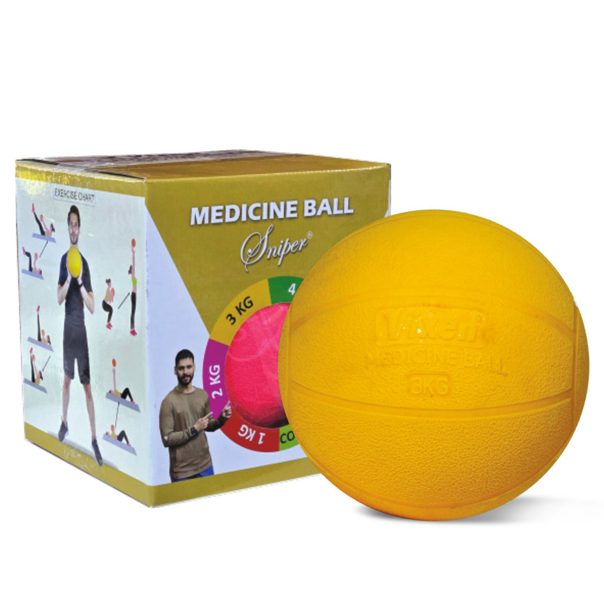 VIXEN MEDICINE BALL SNIPER 3 KG