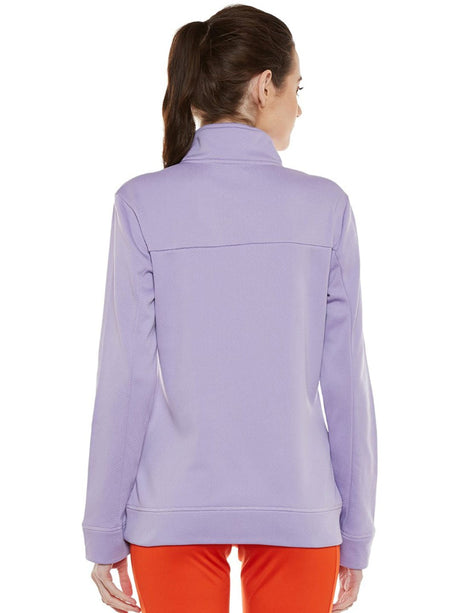 Alcis Women Purple Solid Sweatshirt 339WSS317 | Alcis