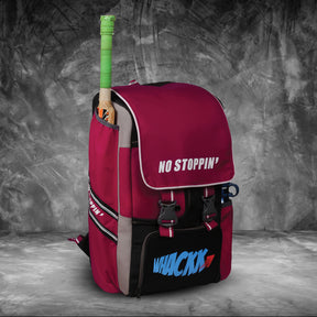 Scorer Red |Cricket Kitbag |Cricket Kit Bag Backpack |Juniour & Youth|Player Bat Pocket Shoe & Helmet Pocket |Separate Pad Pocket Fit 13.75 inch Leg Pad |2 Bottle Accesory Pocket