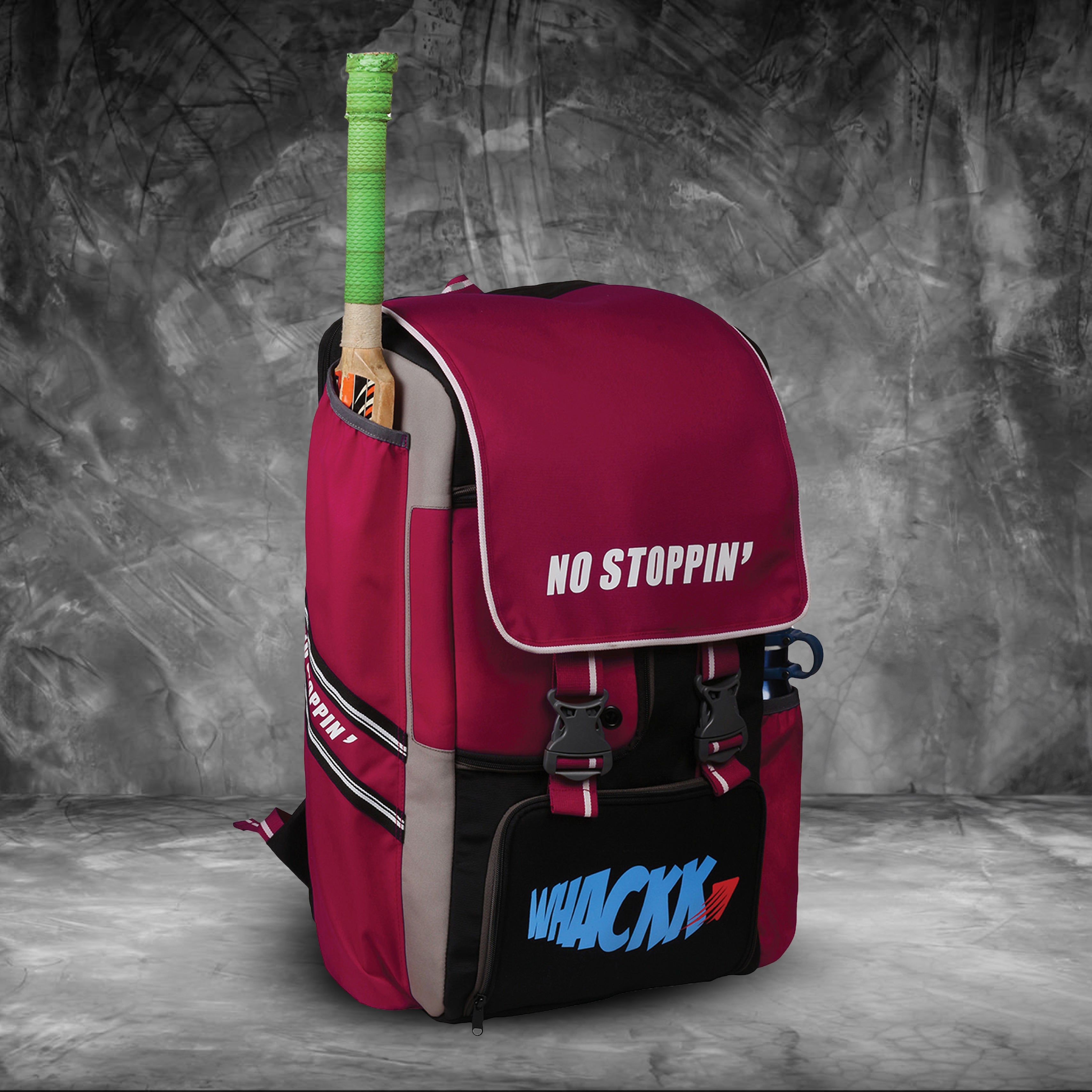 Scorer Red |Cricket Kitbag |Cricket Kit Bag Backpack |Juniour & Youth|Player Bat Pocket Shoe & Helmet Pocket |Separate Pad Pocket Fit 13.75 inch Leg Pad |2 Bottle Accesory Pocket