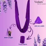 Premium Aerial Yoga hammock – Purple