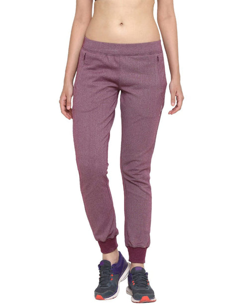 Alcis Women Mauve Joggers 350WPN340 | Alcis