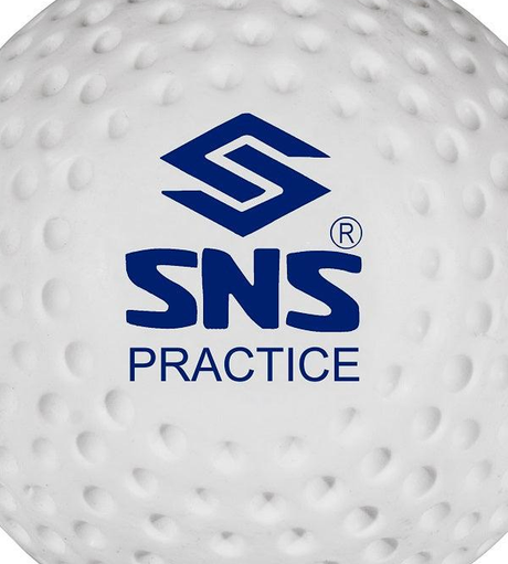 SNS Practice Dimple Hockey Ball | KIBI Sports - crop-closeup