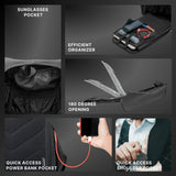 Zarc (Melange) - 22 litres,  Anti Theft Laptop backpack (15.6 inch laptops)
