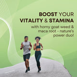 Horny Goat Weed with Maca Root  120 Veg Tablets | Vitality & Stamina
