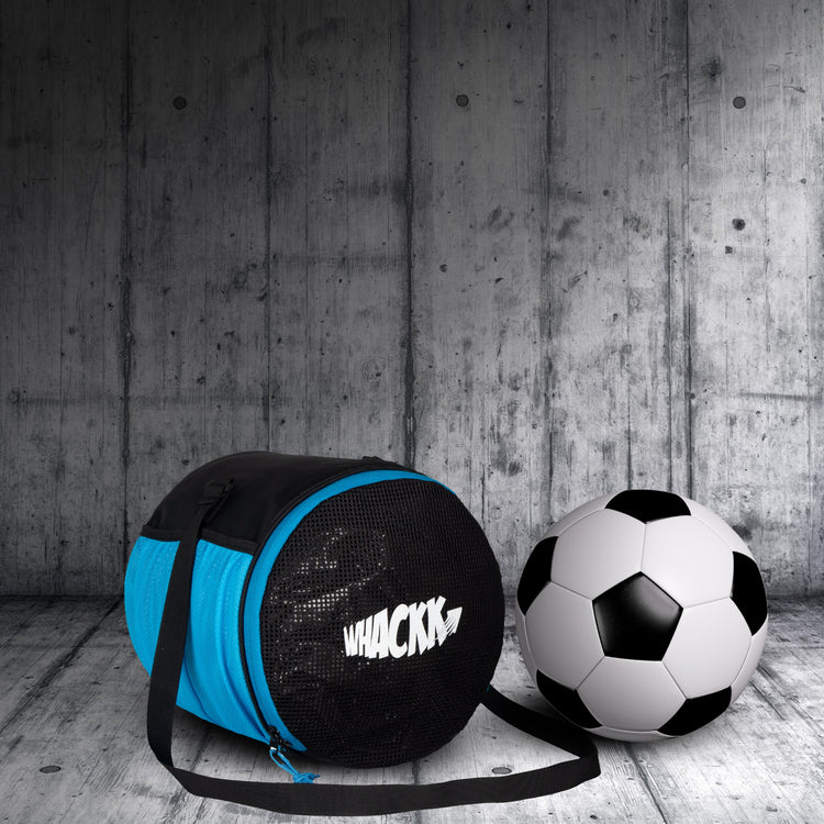 Kick Soccer Blue Black Football Equipment Bags|Basketball Volleyball Bags |Adjustable Strap Backpack |Easy Access Pocket Mesh Bottle Holders | Ball Bag |Kitbag |Bag