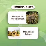Horny Goat Weed with Maca Root  120 Veg Tablets | Vitality & Stamina