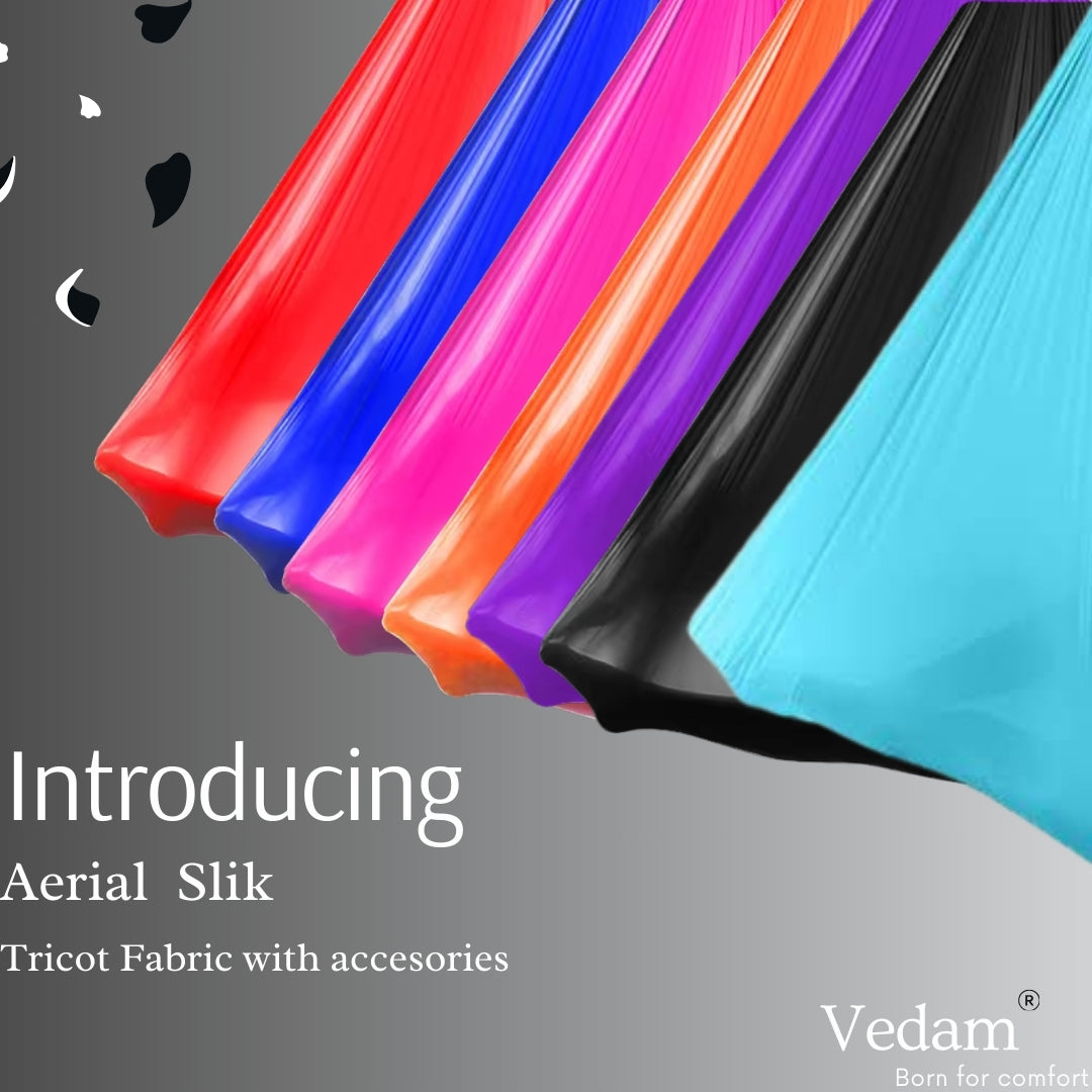 Premium Aerial Yoga hammock – Black
