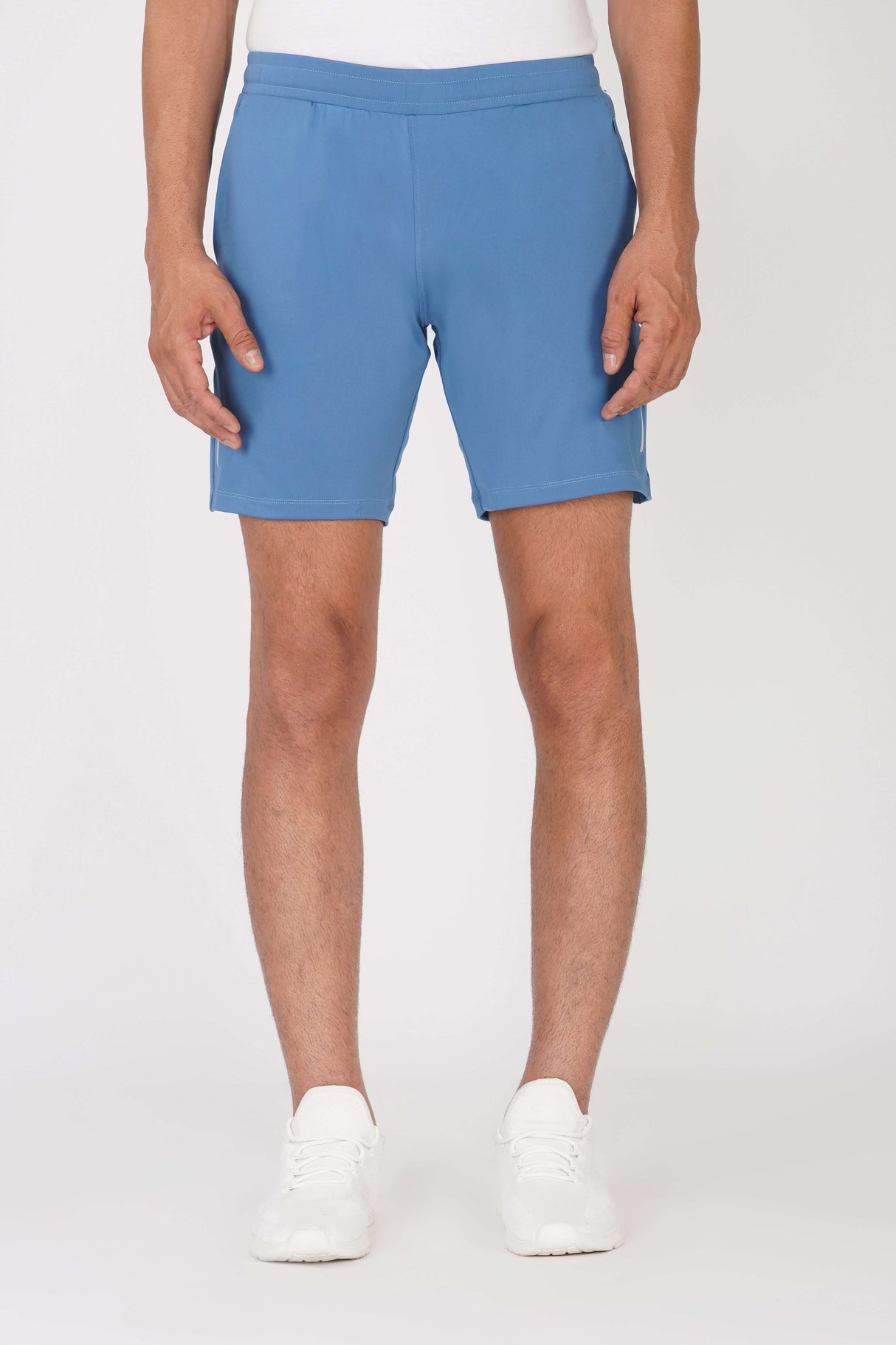 Blue Men Relaxed Fit Shorts