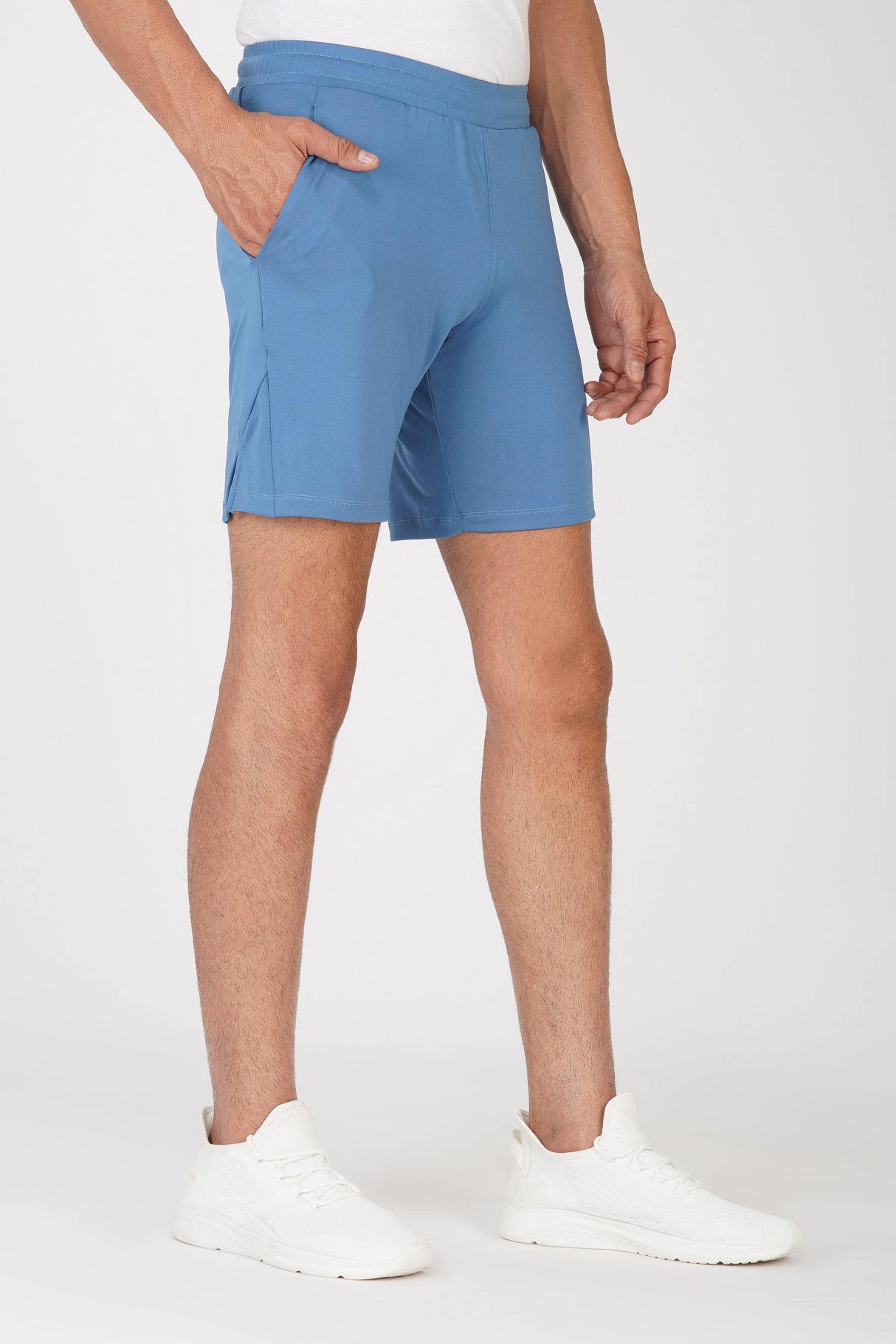 Blue Men Relaxed Fit Shorts