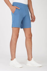 Blue Men Relaxed Fit Shorts