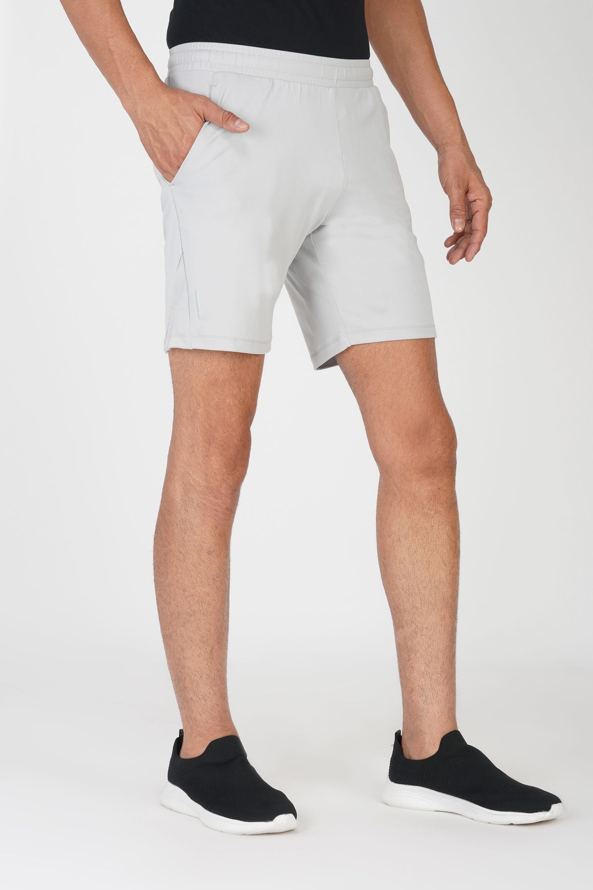 Grey Relaxed Fit Shorts