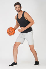 Grey Relaxed Fit Shorts