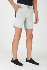 Men Rapid Dry Running Grey Shorts