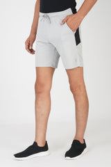 Men Rapid Dry Running Grey Shorts