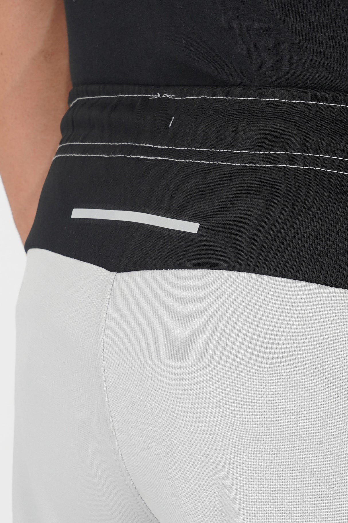 Men Rapid Dry Running Grey Shorts