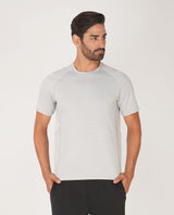 Men Grey LightMesh Reflective Tshirt