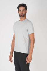 Men Grey LightMesh Reflective Tshirt