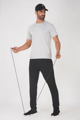 Men Grey LightMesh Reflective Tshirt