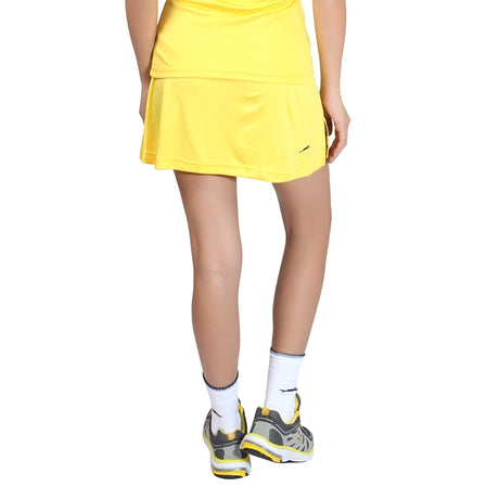 STAG GLOBAL Gel  Women's Sports Skirt | Yellow | Stretchable | Breathable Activewear for Training & Sports