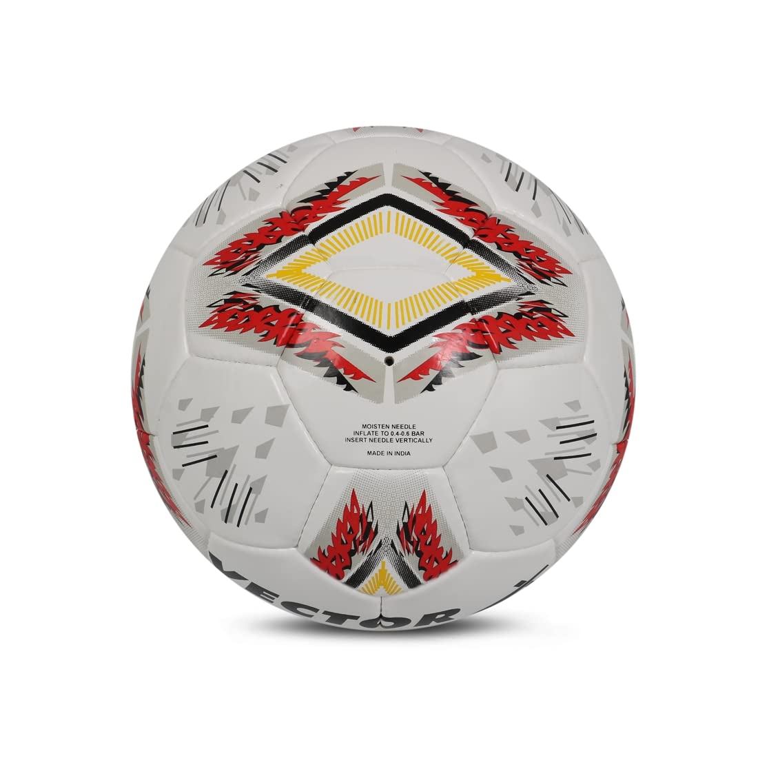 Vector X 32 Panel Sonic PU Hand Stitched Indoor/Outdoor Football with Latex Bladder,Suitable for Match and Training for Adults 15+ Years