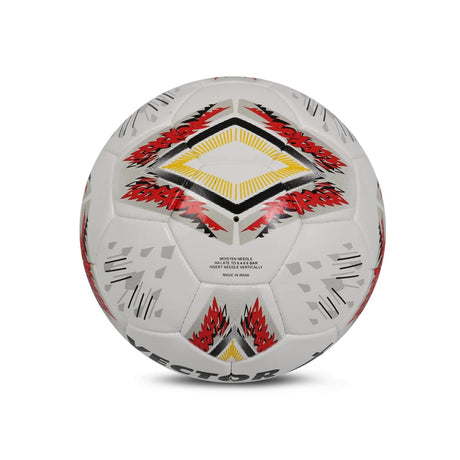 Vector X 32 Panel Sonic PU Hand Stitched Indoor/Outdoor Football with Latex Bladder,Suitable for Match and Training for Adults 15+ Years