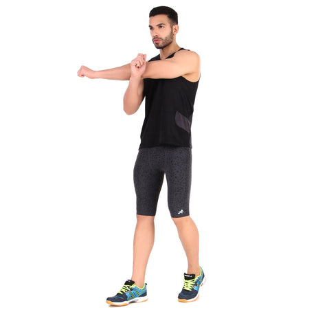 Performance Aero Mesh Tshirt For Men CS (Black/Grey)