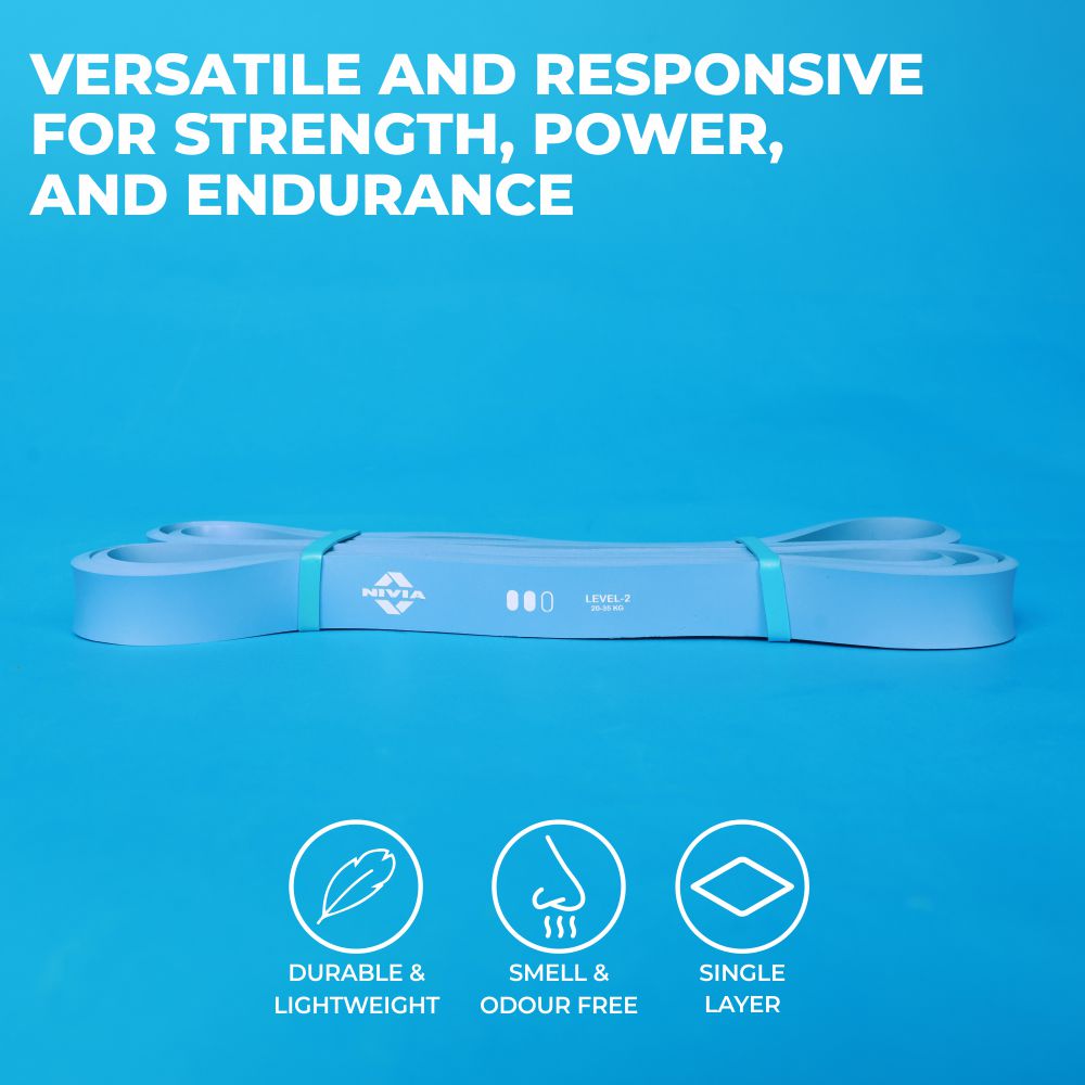 Nivia Training Power-stretch Long Loop Band Level 2