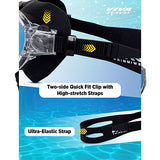 Viva Swimming Unicorn Professional Play Swimming Goggles|Anti-Fog, UV Protection|One Piece With Mirror Lens for Men & Women|Branded Case Packing