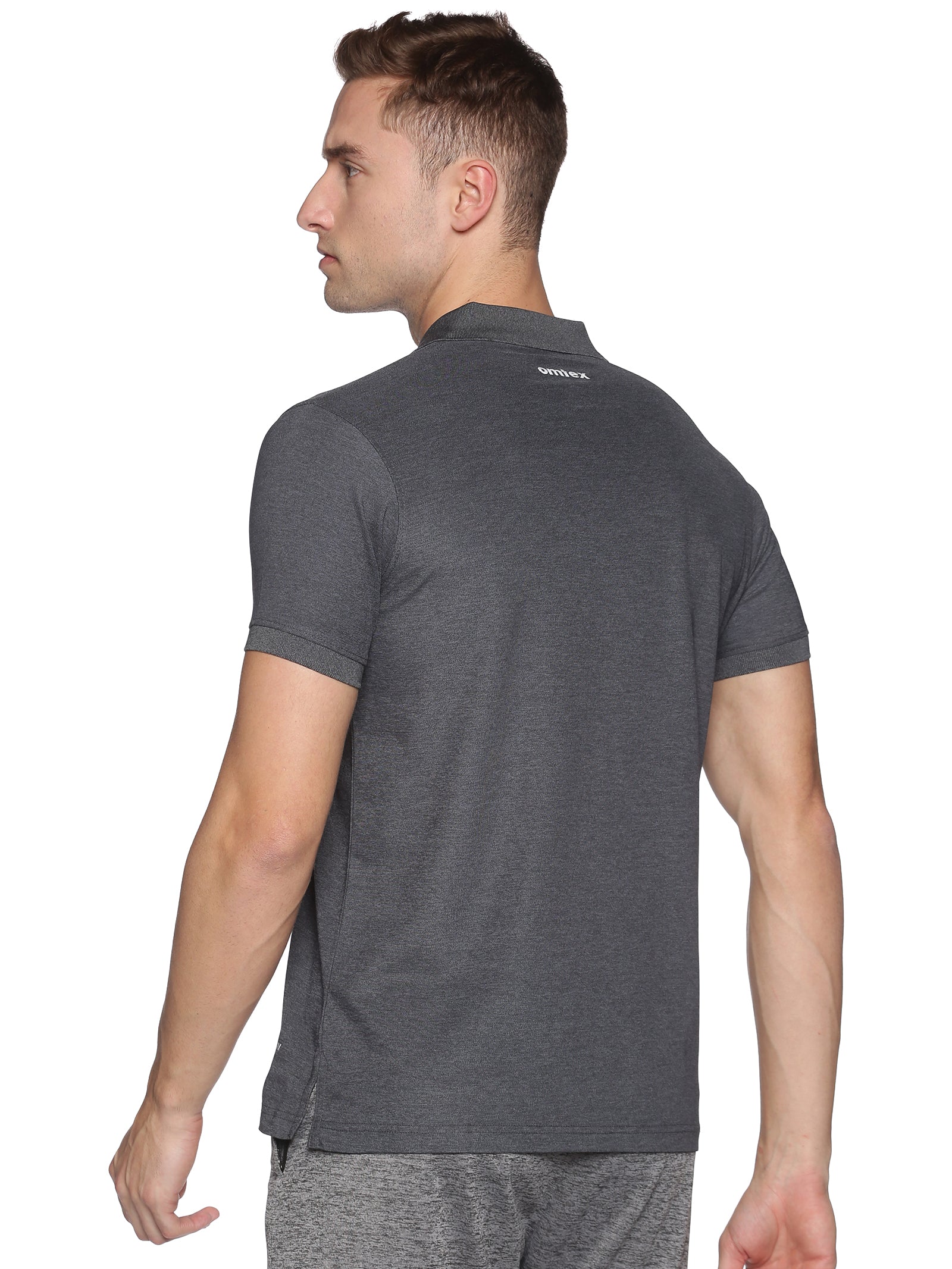 Kings Polo T-shirt Charcoal Grey