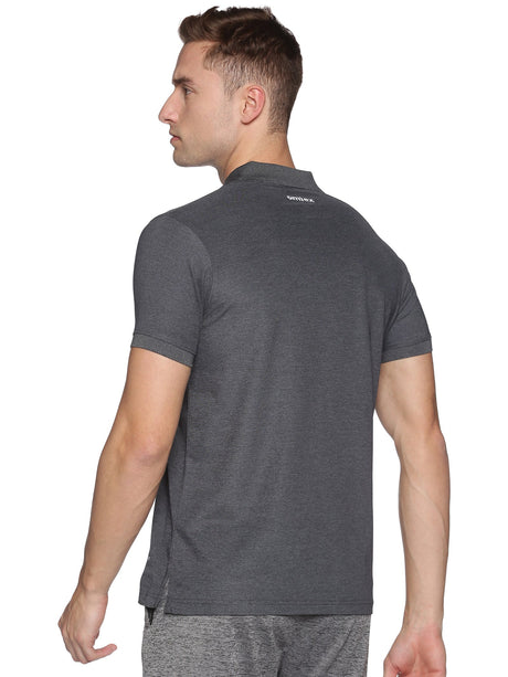 Kings Polo T-shirt Charcoal Grey