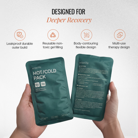 Reusable Hot & Cold Ice Pack Green | Wiselife