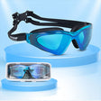 Viva Swimming Unicorn Clear Mirror Lens & Wide-Vision Swim Goggles for Swimming Practice, Training, Competition| Anti-Fog, UV Protection| Branded Case Packing  for Professional Players Adult Men Women