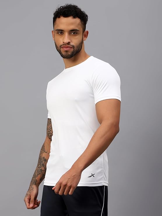 Vector X Mens Solid Crew Neck Short-Sleeve T-Shirt