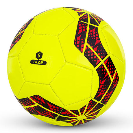 Vector X FIGHTER 32 Panel PVC Machine Stitched Indoor/Outdoor Practice, Training Match Soccer Football + Free Air Needle with Butyl Bladder Ball, Size 5, Suitable for Men, Youth Adults 15+ Years Boys