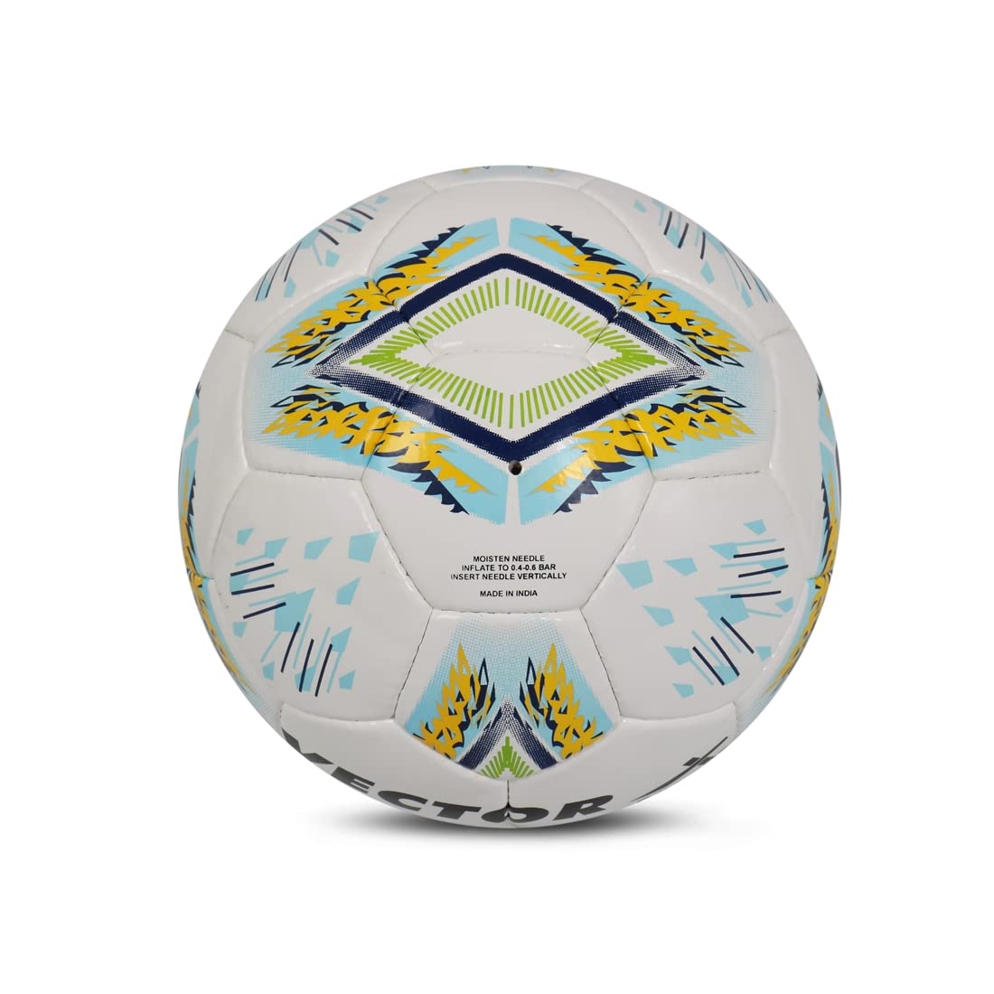 Vector X 32 Panel Sonic PU Hand Stitched Indoor/Outdoor Football with Latex Bladder,Suitable for Match and Training for Adults 15+ Years